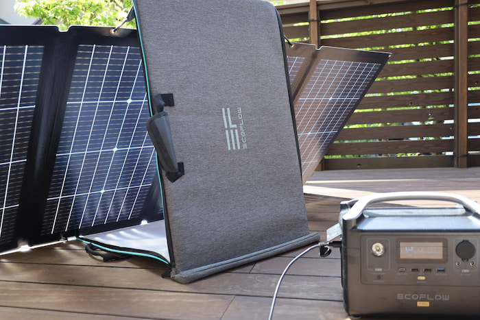 新品再入荷EcoFlowエコフローソーラーパネル220W両面受光型ソーラー充電器太陽光発電 その他